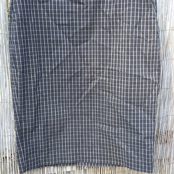 Elle Bl &Wh Pinstripe Straight Pencil Skirt - S - Picture 4 of 11
